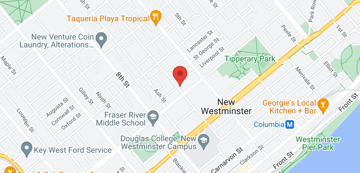 map of 901 209 E 7TH STREET